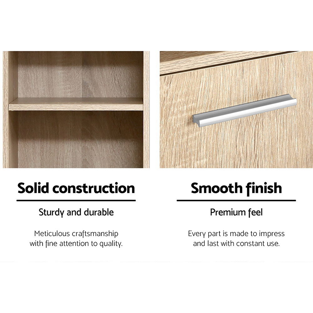 Artiss Bathroom Cabinet Storage 185cm Wooden - TRENDZ