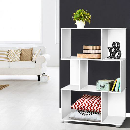 Artiss Bookshelf 3 Tiers - NINA White - TRENDZ