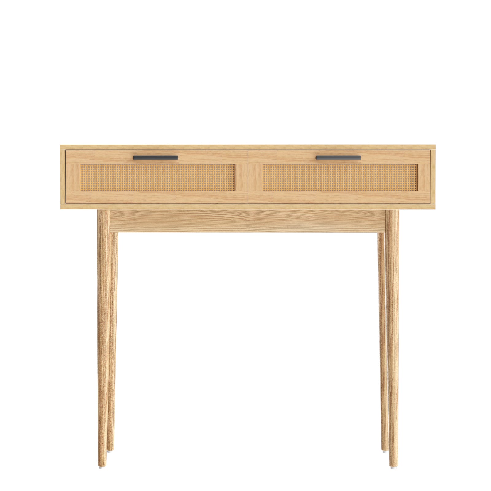 Artiss Console Table 2 Rattan Drawers - TRENDZ