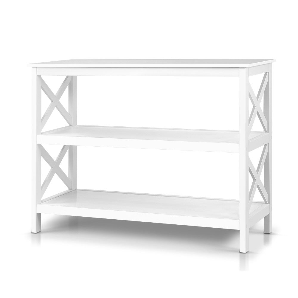 Artiss Console Table 3-tier White Polly - TRENDZ