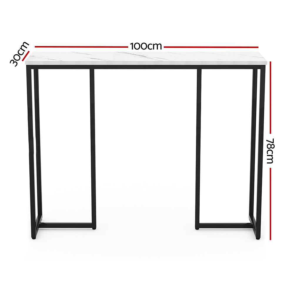 Artiss Console Table Marble Effect Frenisha - TRENDZ
