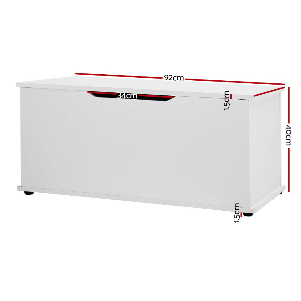 Keezi Kids Toy Box Chest Children Container Storage Clothes Organiser Cabinet - TRENDZ