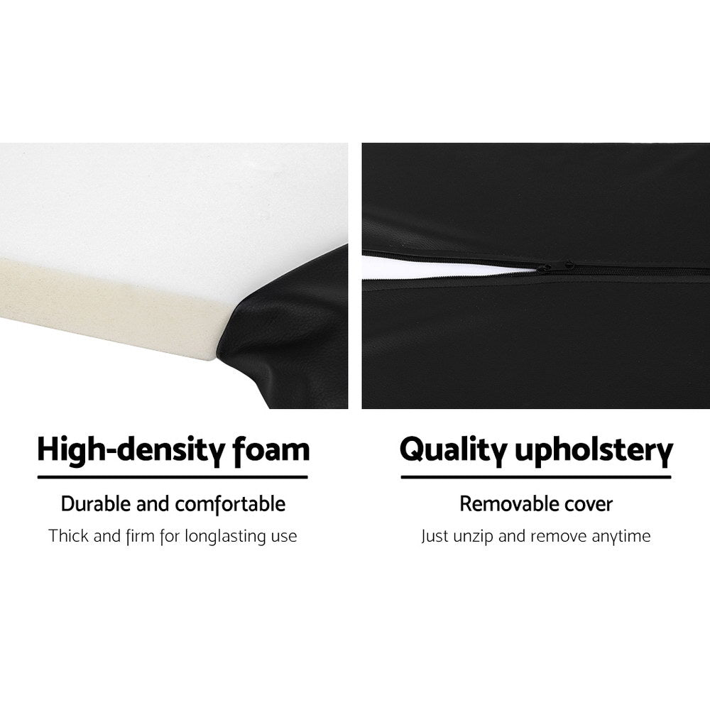 Artiss Shoe Rack Cabinet Bench 10 Cubes - Walnut - TRENDZ