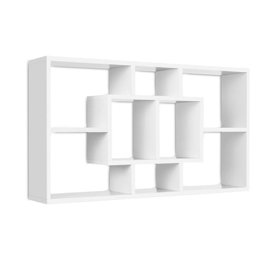 Artiss Floating Wall Shelves Bookshelf White - TRENDZ