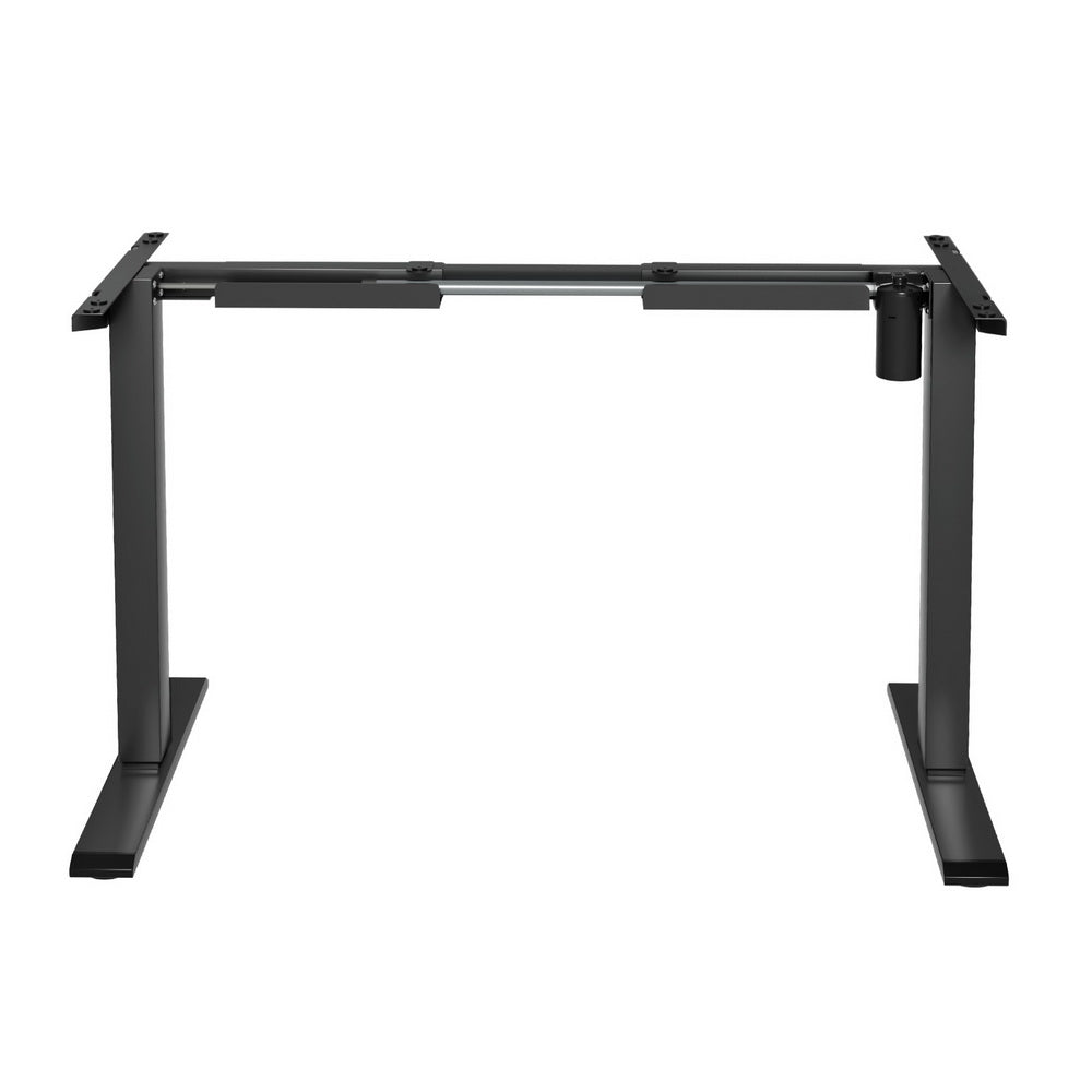 Artiss Electric Standing Desk Frame Only Height Adjustable 70KG Load Black - TRENDZ