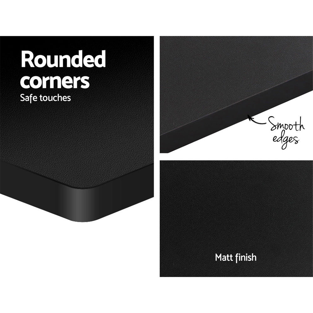 Artiss Standing Desk Motorised Black 120CM - TRENDZ