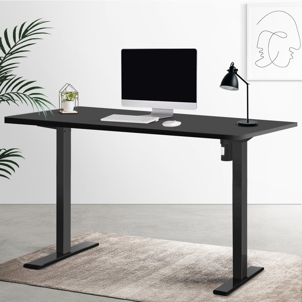 Artiss Standing Desk Motorised Black 120CM - TRENDZ