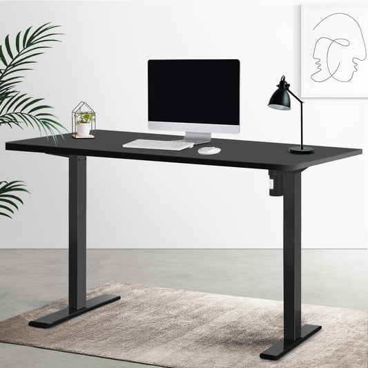 Artiss Standing Desk Motorised Black 120CM - TRENDZ