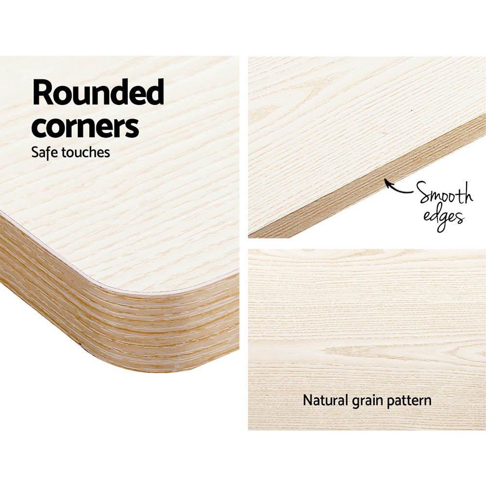 Artiss Standing Desk Motorised Sit Stand Desks White Oak 120CM - TRENDZ