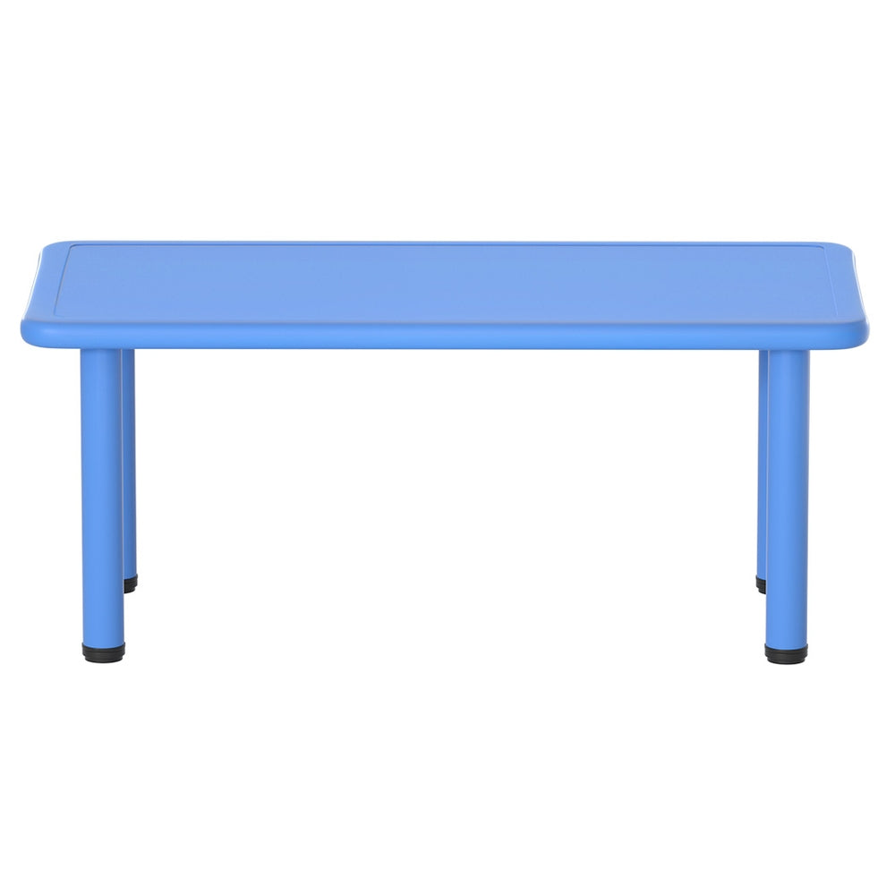 Keezi Kids Table Plastic Square Activity Study Desk 60X120CM - TRENDZ
