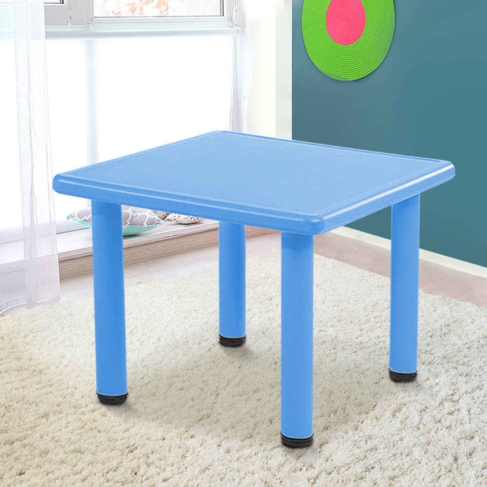 Keezi Kids Table Plastic Square Activity Study Desk 60X60CM - TRENDZ