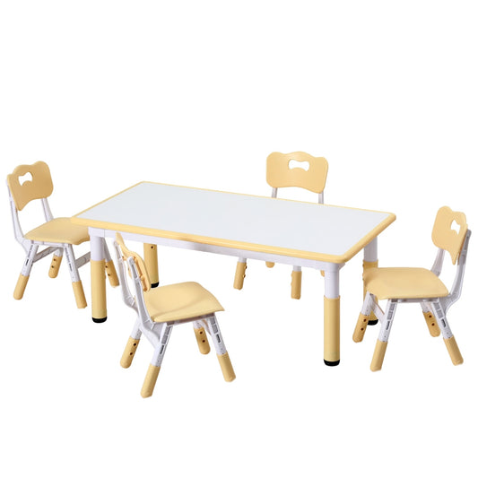 1 Keezi Kids Table and 4 Chairs Set Graffiti - TRENDZ