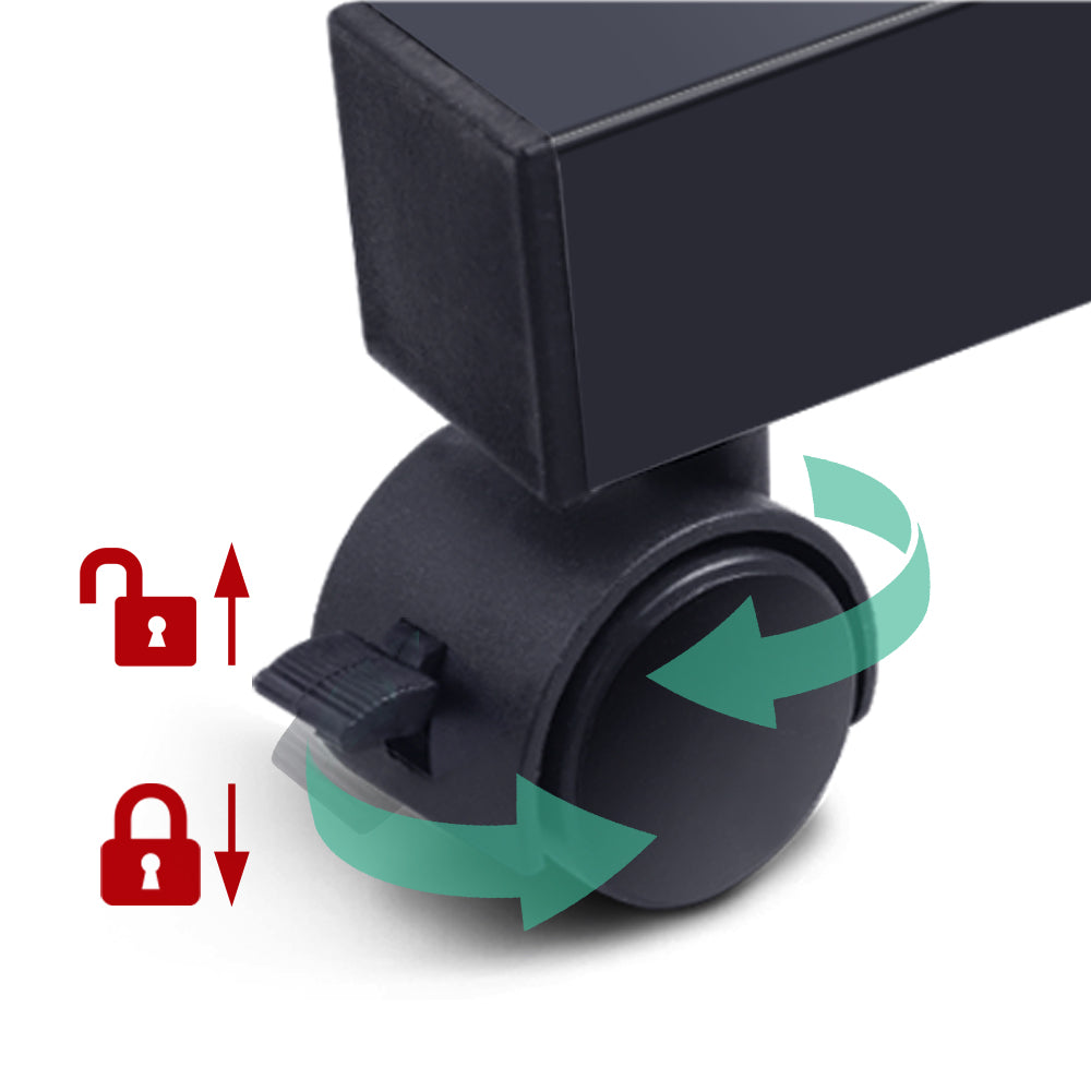 Artiss Laptop Desk Table Adjustable 60CM Black - TRENDZ