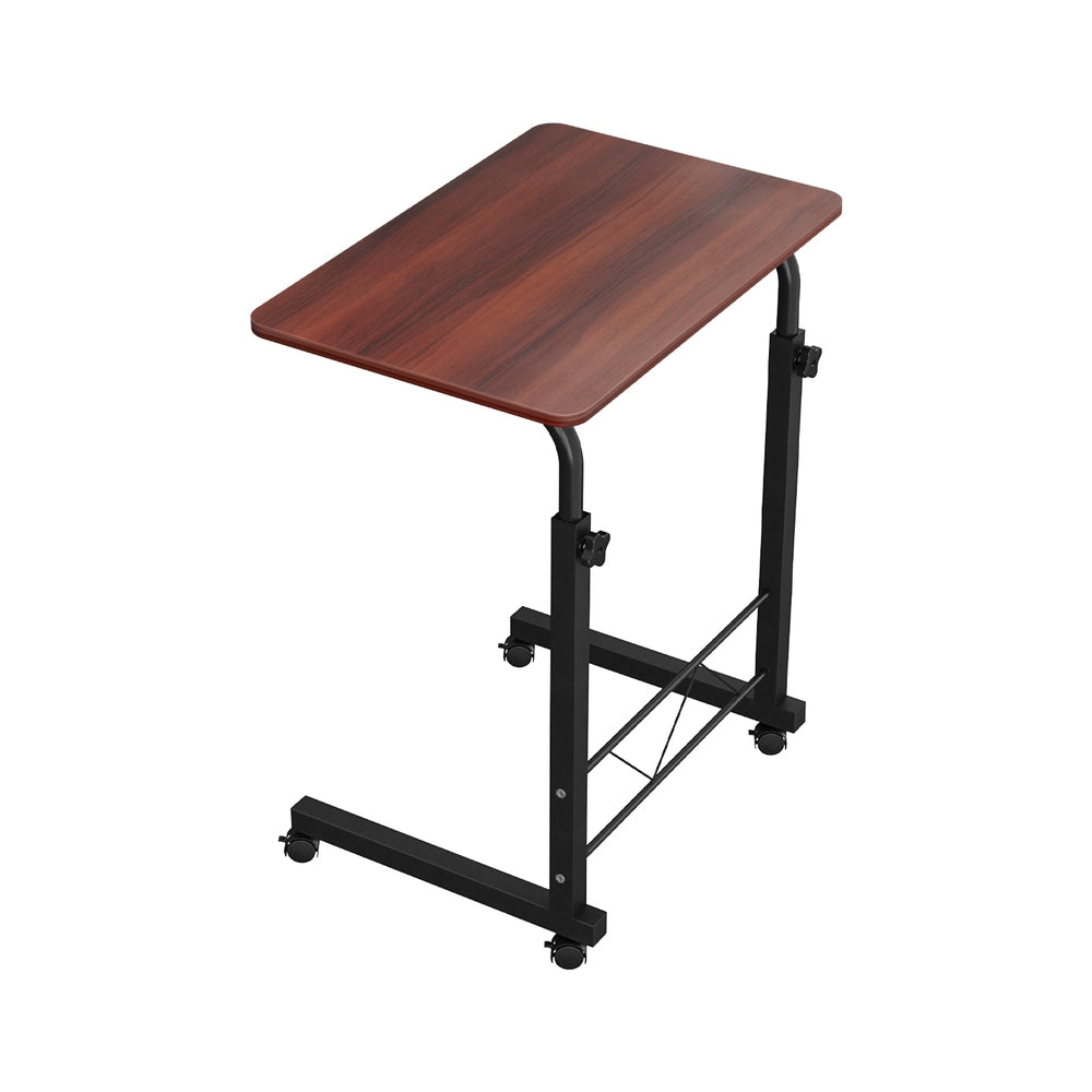 Artiss Laptop Desk Table Adjustable 60CM Dark Wood - TRENDZ