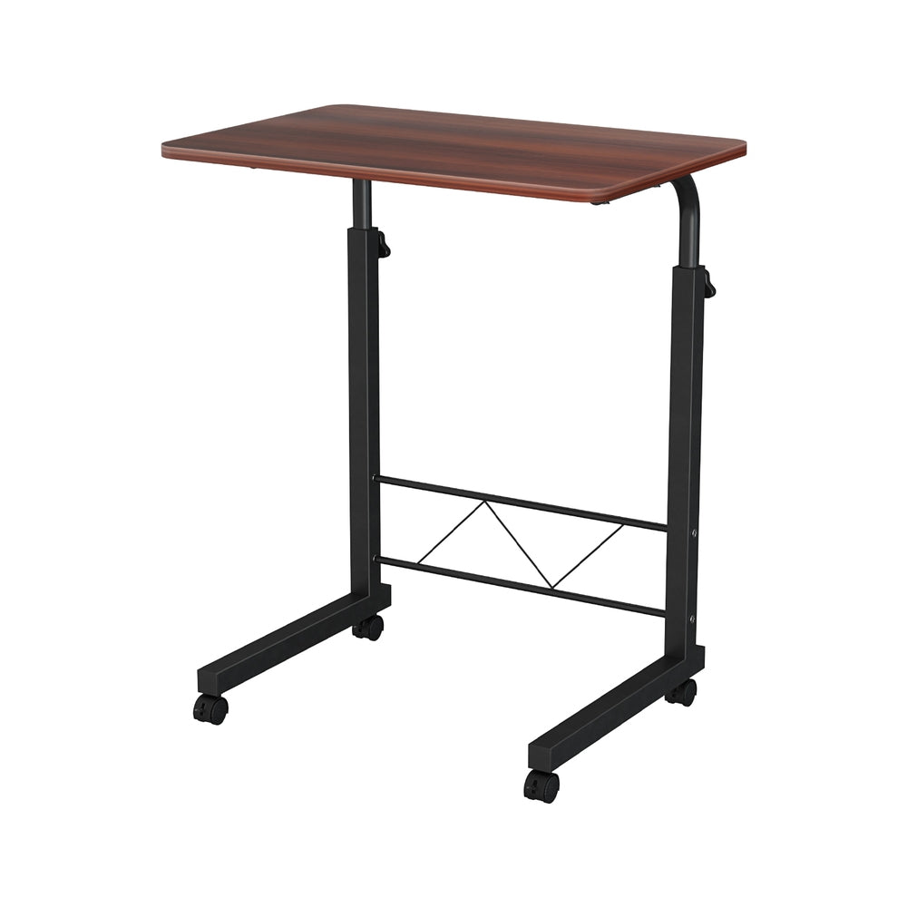Artiss Laptop Desk Table Adjustable 60CM Dark Wood - TRENDZ
