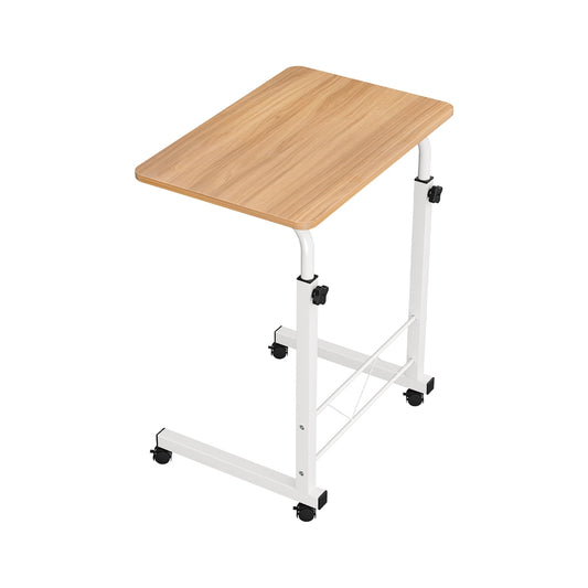 Artiss Laptop Desk Table Adjustable 60CM Light Wood - TRENDZ