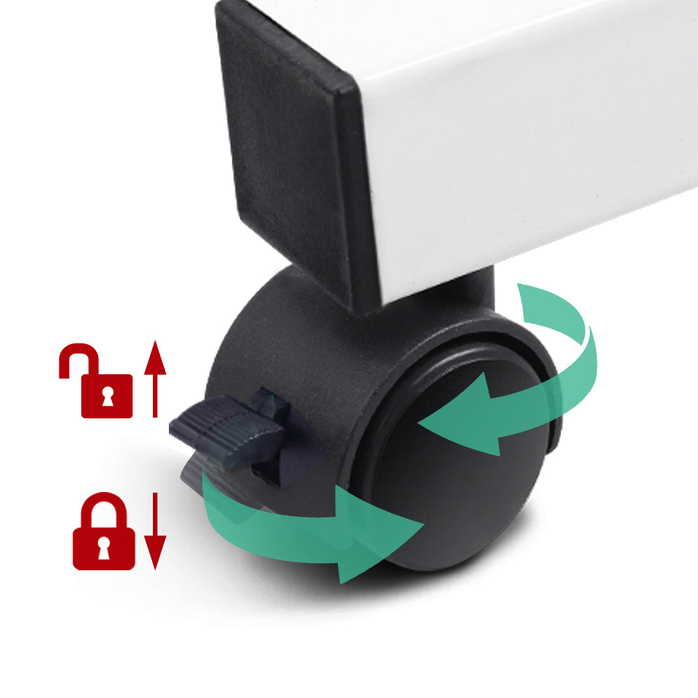 Artiss Laptop Desk Table Adjustable 60CM White - TRENDZ