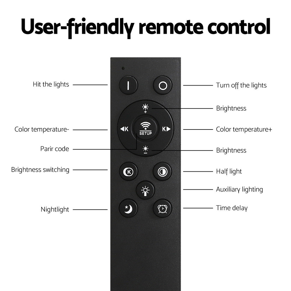 Artiss LED Floor Lamp Remote Adjustable Light Stand Home Living Room Reading - TRENDZ