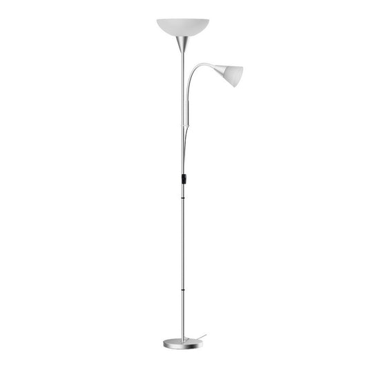Artiss Floor Lamp Mother and Child Modern Home Living Room Office Reading Silver - TRENDZ