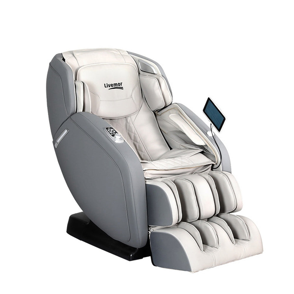 Livemor 4D Massage Chair Electric Recliner Home Massager Gary - TRENDZ
