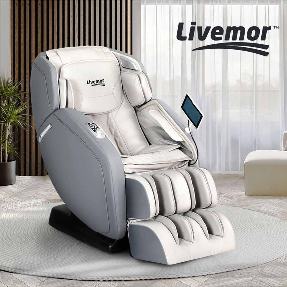Livemor 4D Massage Chair Electric Recliner Home Massager Gary - TRENDZ