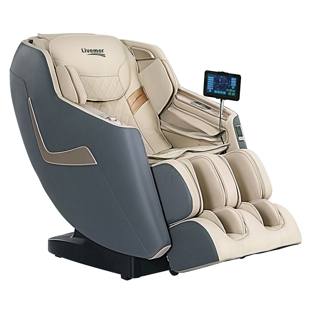 Livemor Massage Chair Electric Recliner Home Massager 3D Opal - TRENDZ
