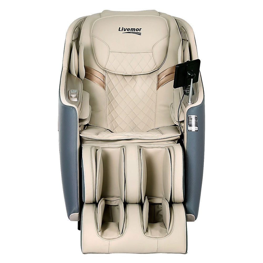 Livemor Massage Chair Electric Recliner Home Massager 3D Opal - TRENDZ