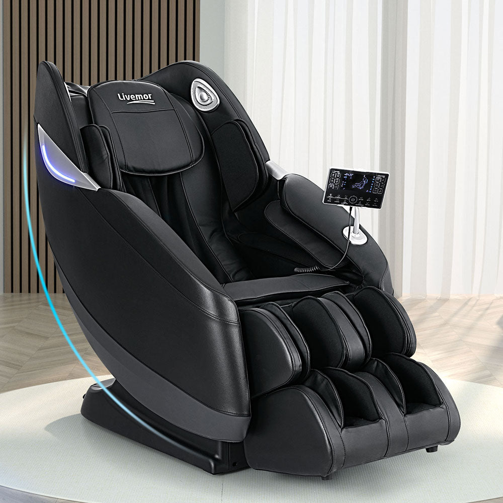Livemor Massage Chair Electric Recliner Home 3D Massager Flynn - TRENDZ
