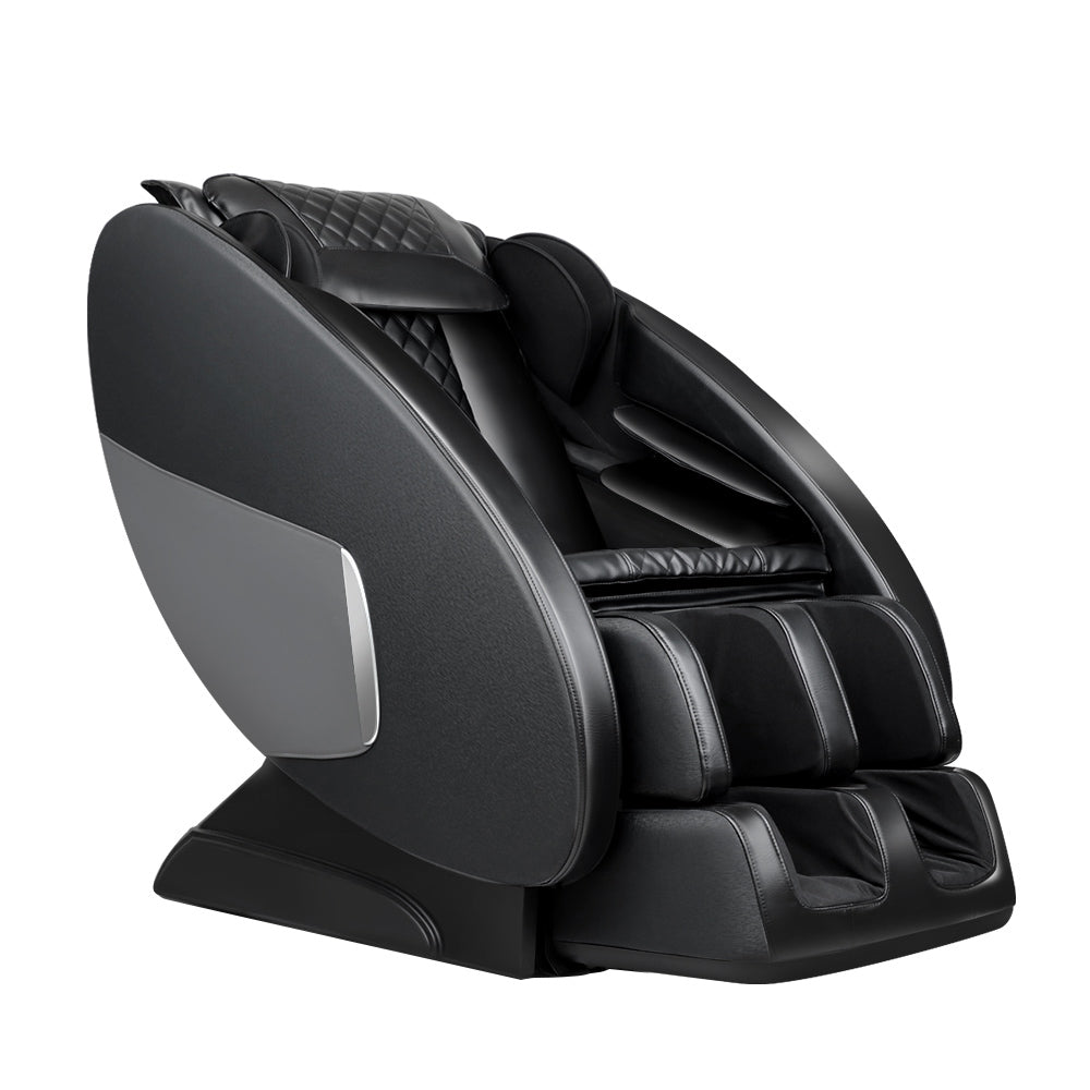 Livemor Massage Chair Electric Recliner Massager Black Ellmue - TRENDZ
