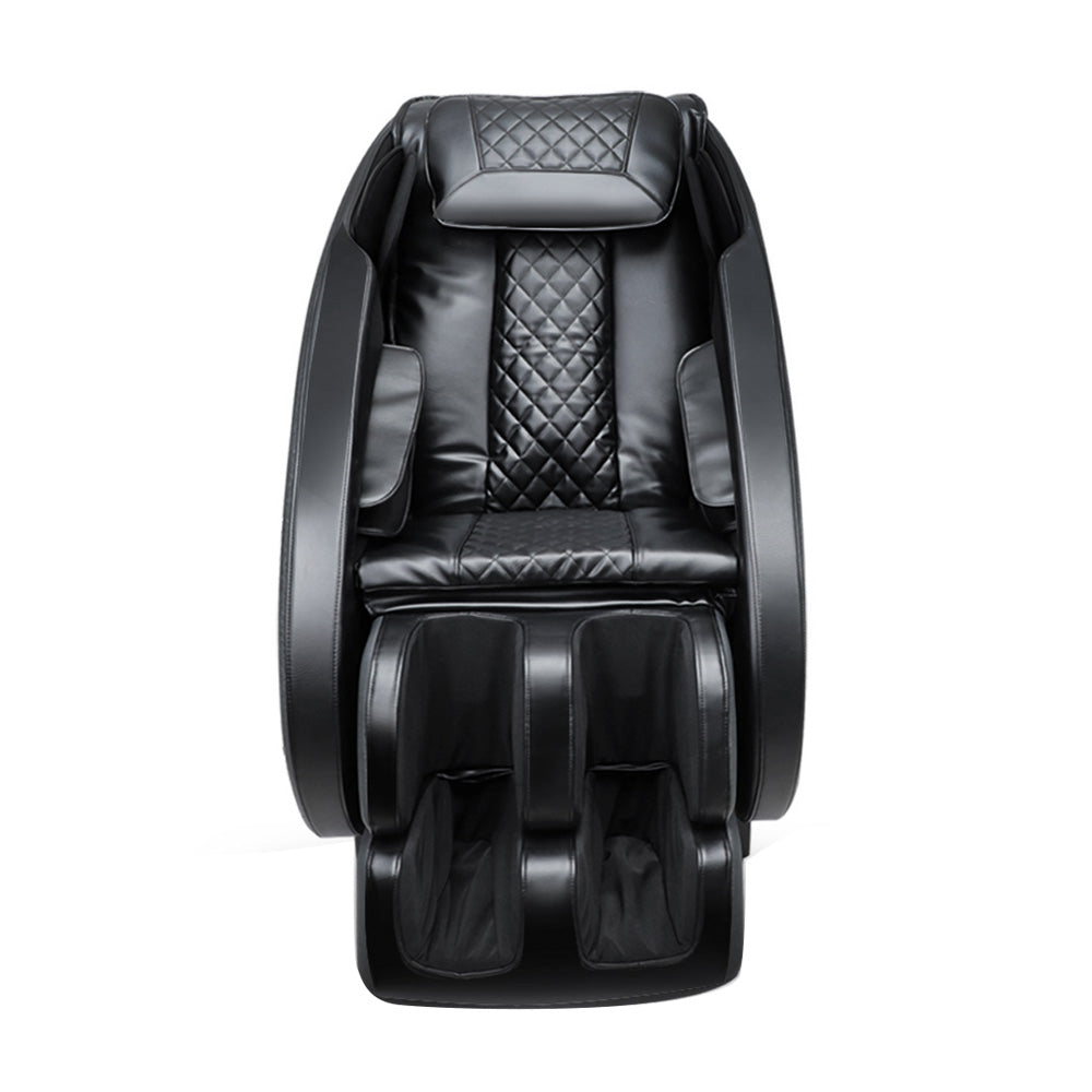 Livemor Massage Chair Electric Recliner Massager Black Ellmue - TRENDZ