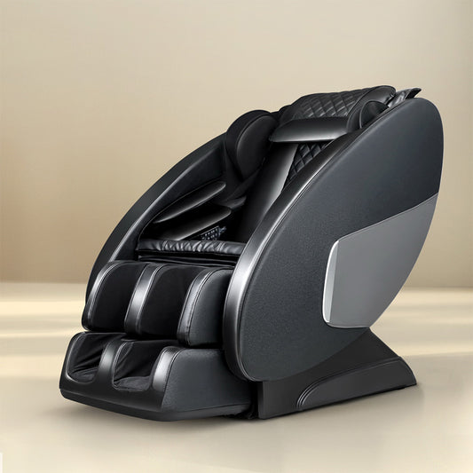 Livemor Massage Chair Electric Recliner Massager Black Ellmue - TRENDZ