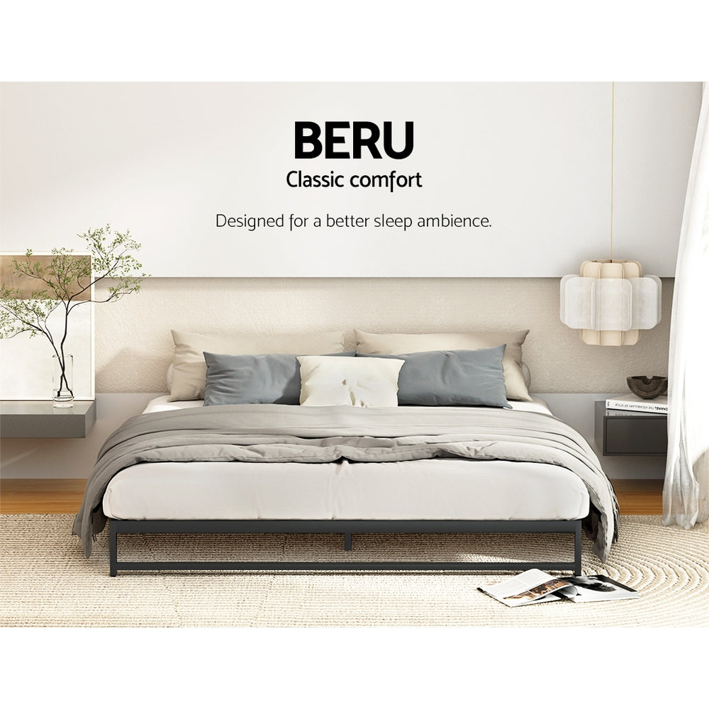 Artiss Bed Frame Queen Size Metal BERU - TRENDZ