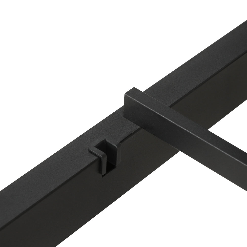 Artiss Bed Frame 2x Single Size Metal Trundle Daybed DEAN - TRENDZ