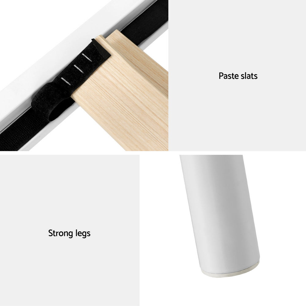 Artiss Bed Frame Single Size Metal Bed Frame GROA - TRENDZ