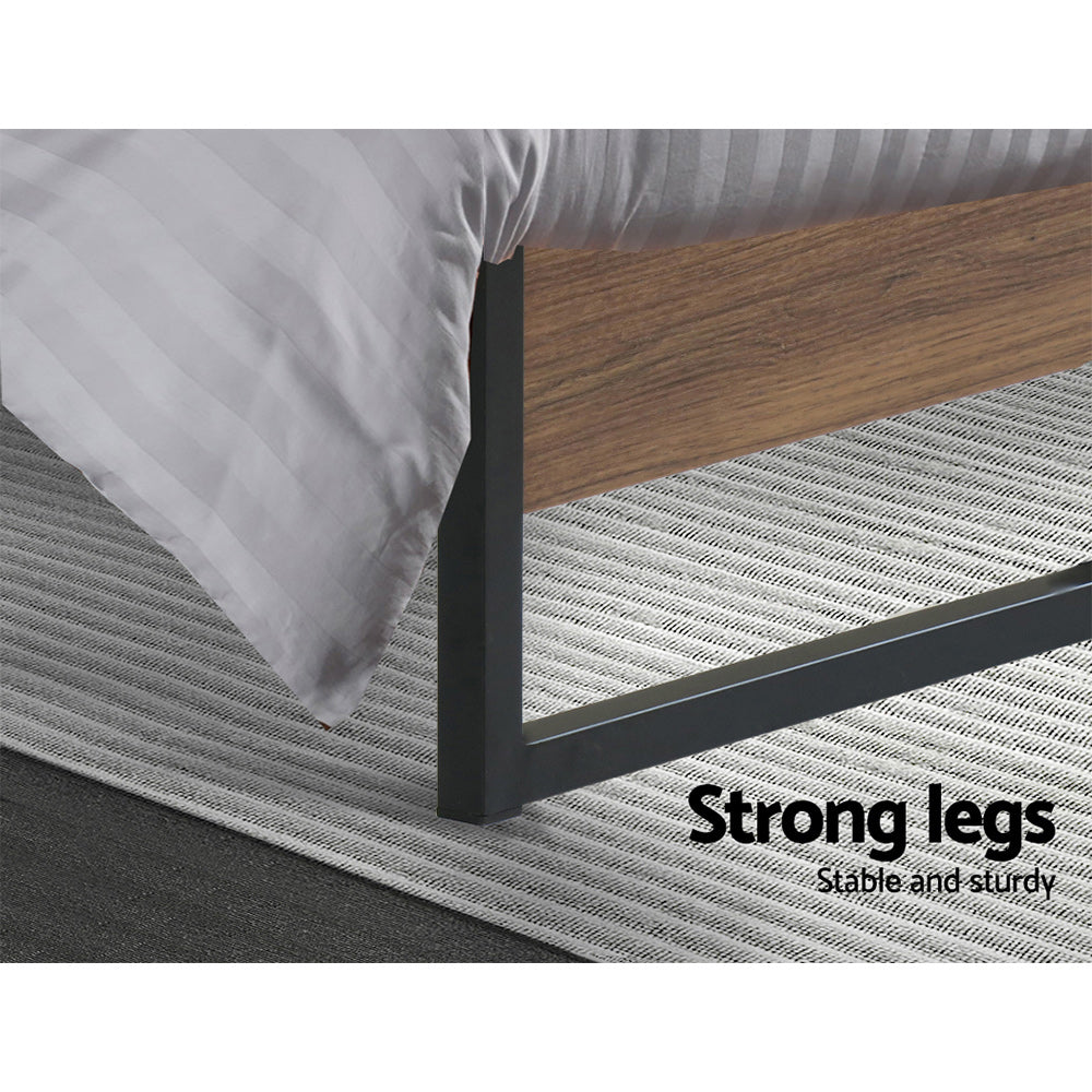 Artiss Bed Frame Metal Bed Frame Bed Base OSLO - Single - TRENDZ