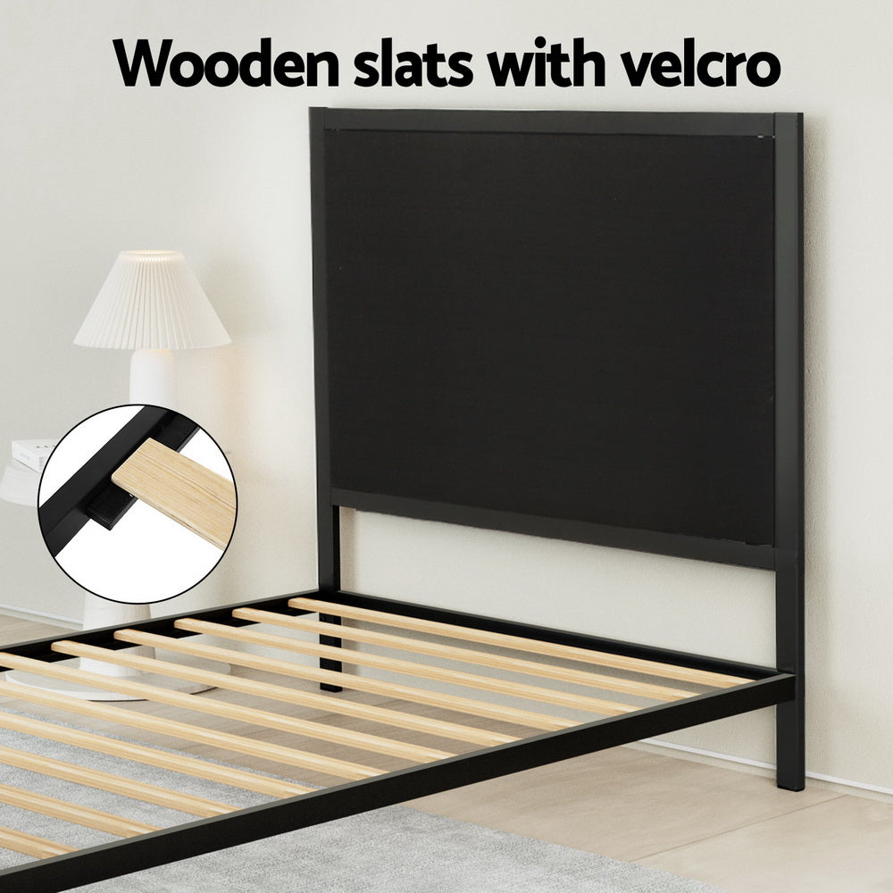 Artiss Bed Frame King Single Size Metal Frame PADA - TRENDZ