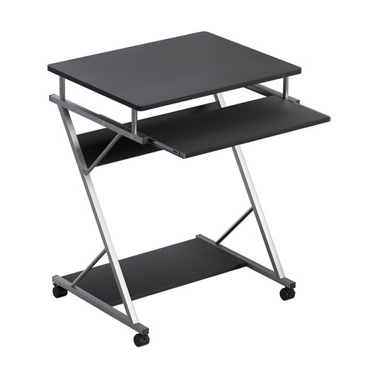 Artiss Computer Desk Keyboard Tray Shelf Black 60CM - TRENDZ