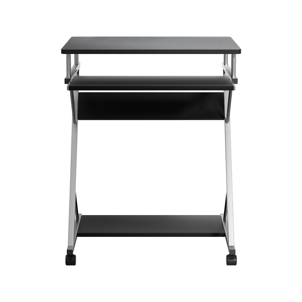 Artiss Computer Desk Keyboard Tray Shelf Black 60CM - TRENDZ