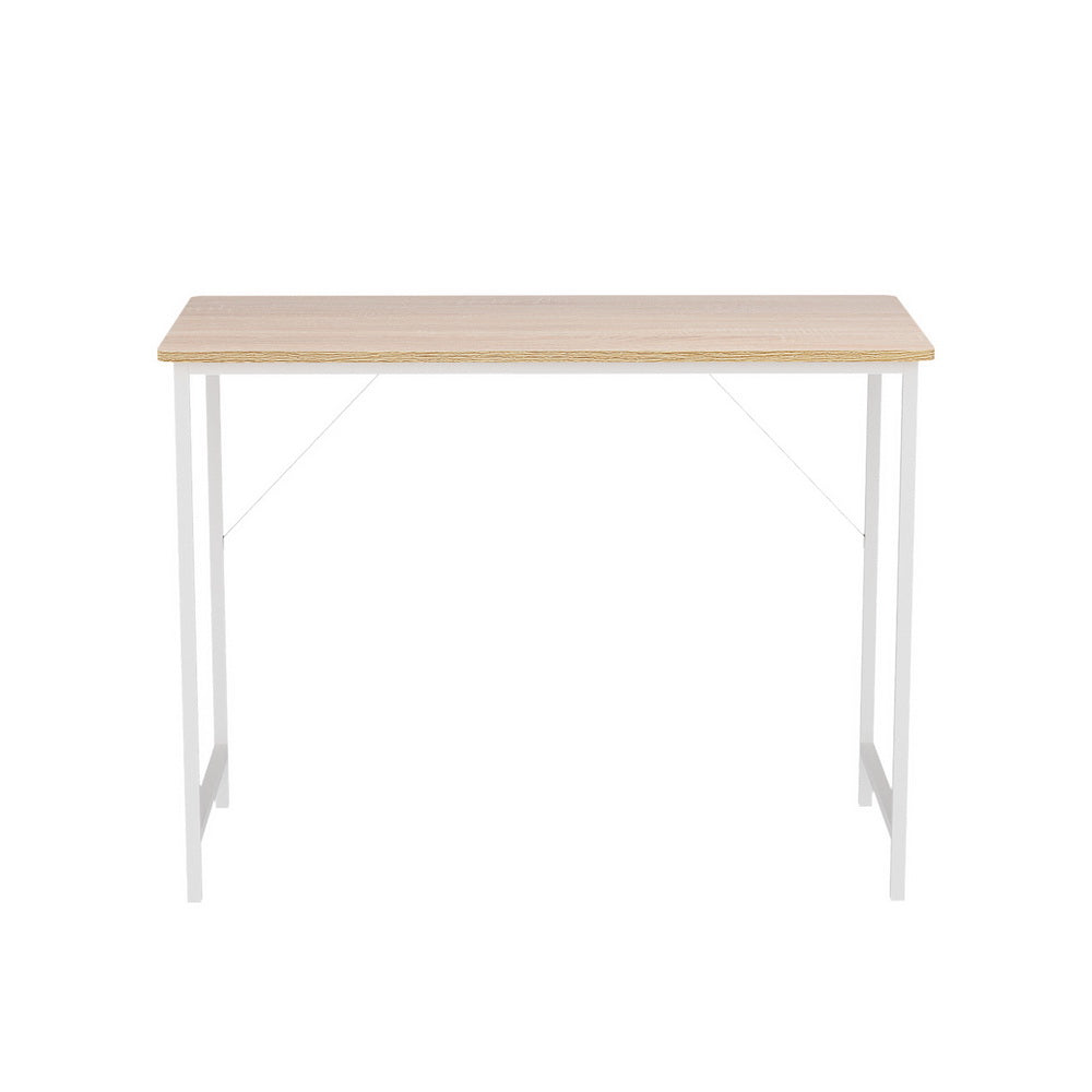Artiss Computer Desk Oak 100CM - TRENDZ