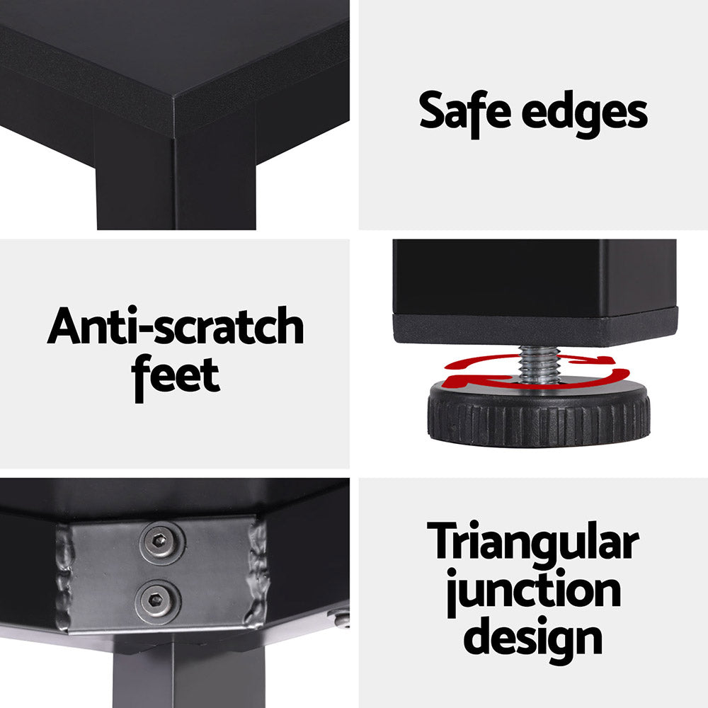 Artiss Computer Desk Home Office Study Table Black 120CM - TRENDZ