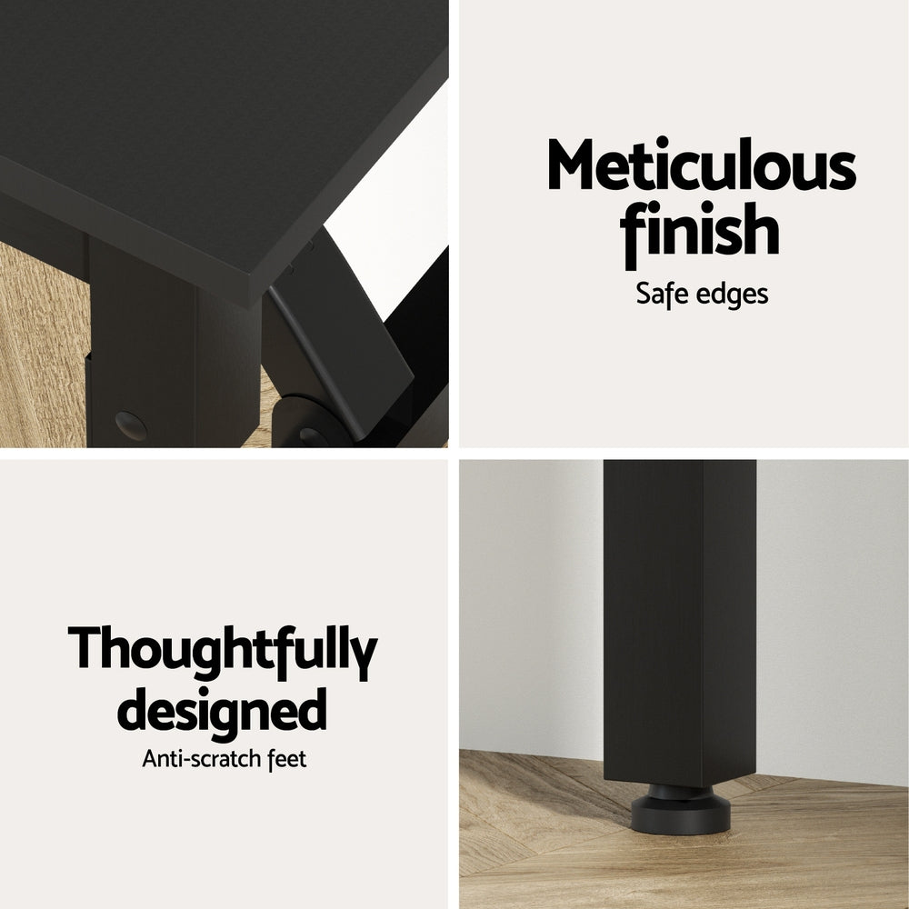 Artiss Computer Desk Foldable Balck 80CM - TRENDZ