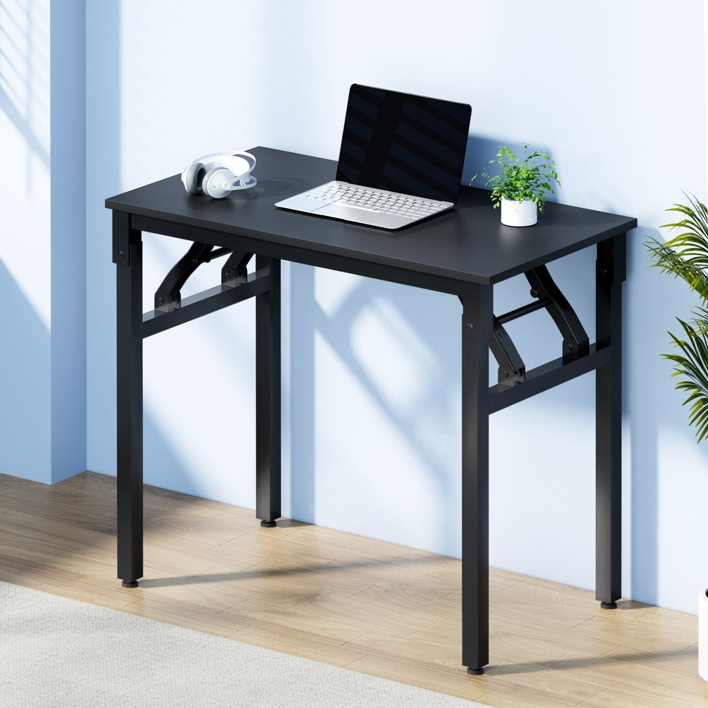 Artiss Computer Desk Foldable Balck 80CM - TRENDZ