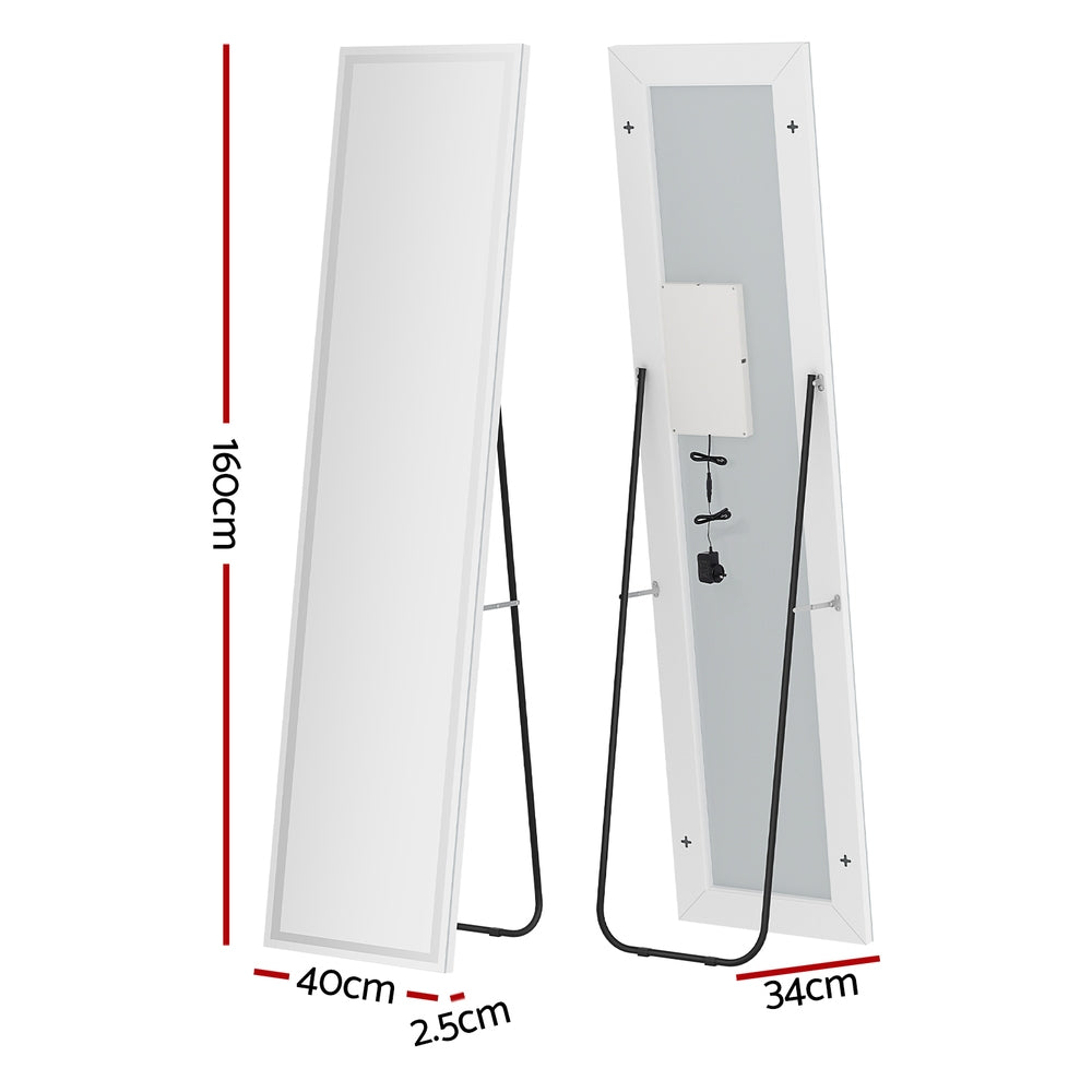 Embellir Full-Length Floor Wall Mirrors LED Light - TRENDZ