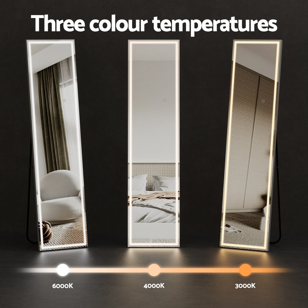 Embellir Full-Length Floor Wall Mirrors LED Light - TRENDZ