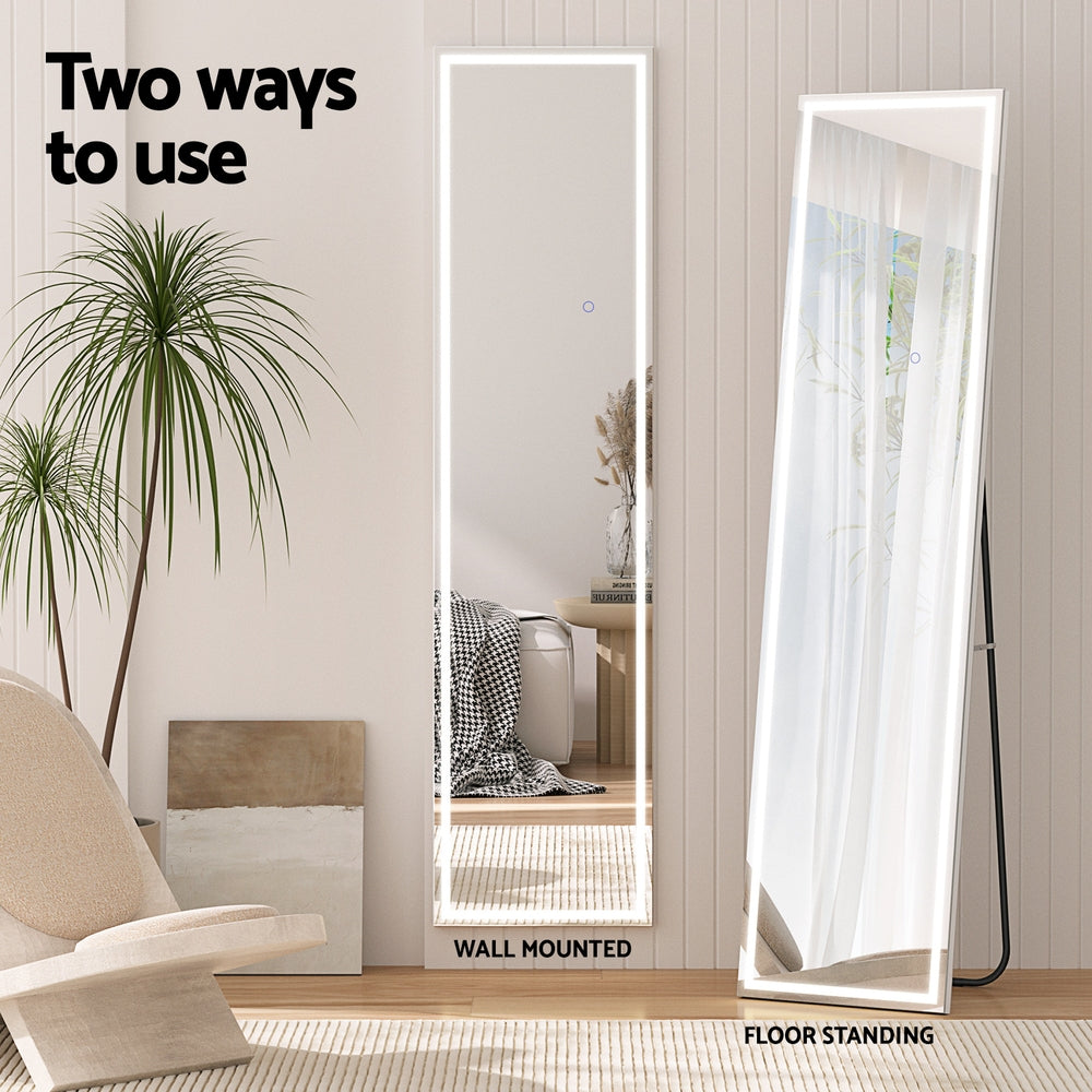 Embellir Full-Length Floor Wall Mirrors LED Light - TRENDZ