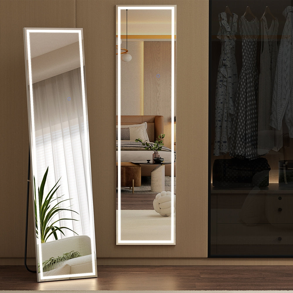 Embellir Full-Length Floor Wall Mirrors LED Light - TRENDZ