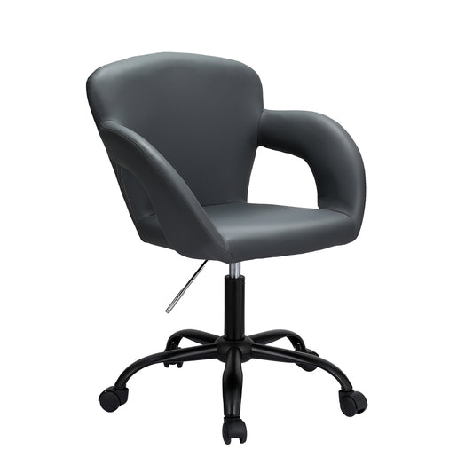 Artiss Office Chair Mid Back Grey - TRENDZ