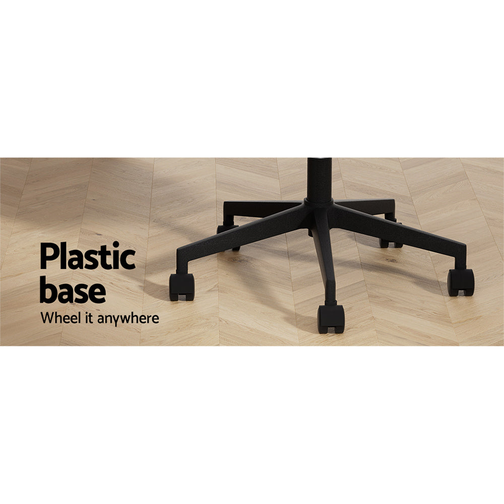 Artiss Mesh Office Chair Computer Gaming Desk Chairs Work Study Mid Back Grey - TRENDZ