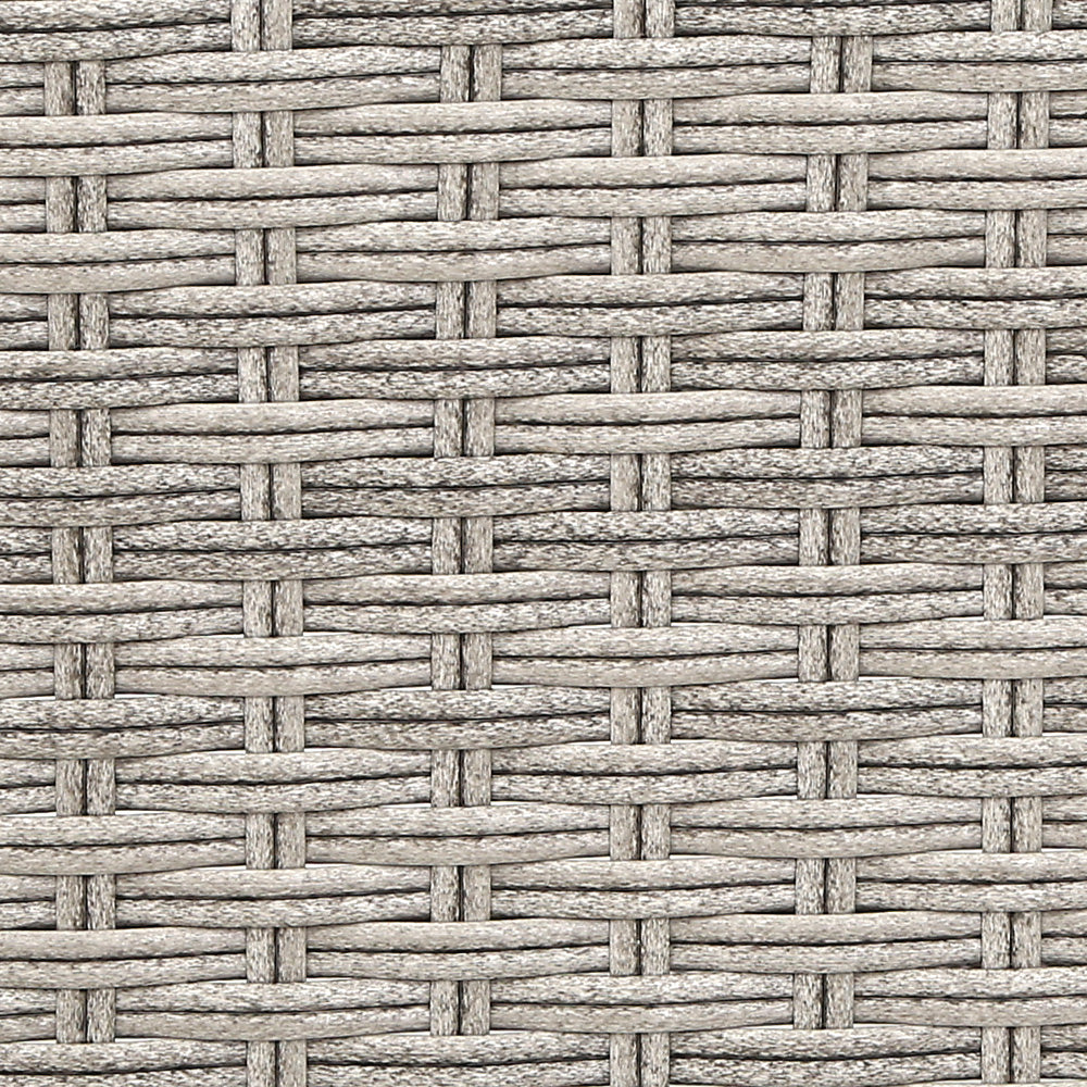 Gardeon 3PC Recliner Chairs Table Sun lounge Outdoor Furniture Wicker Adjustable Grey - TRENDZ