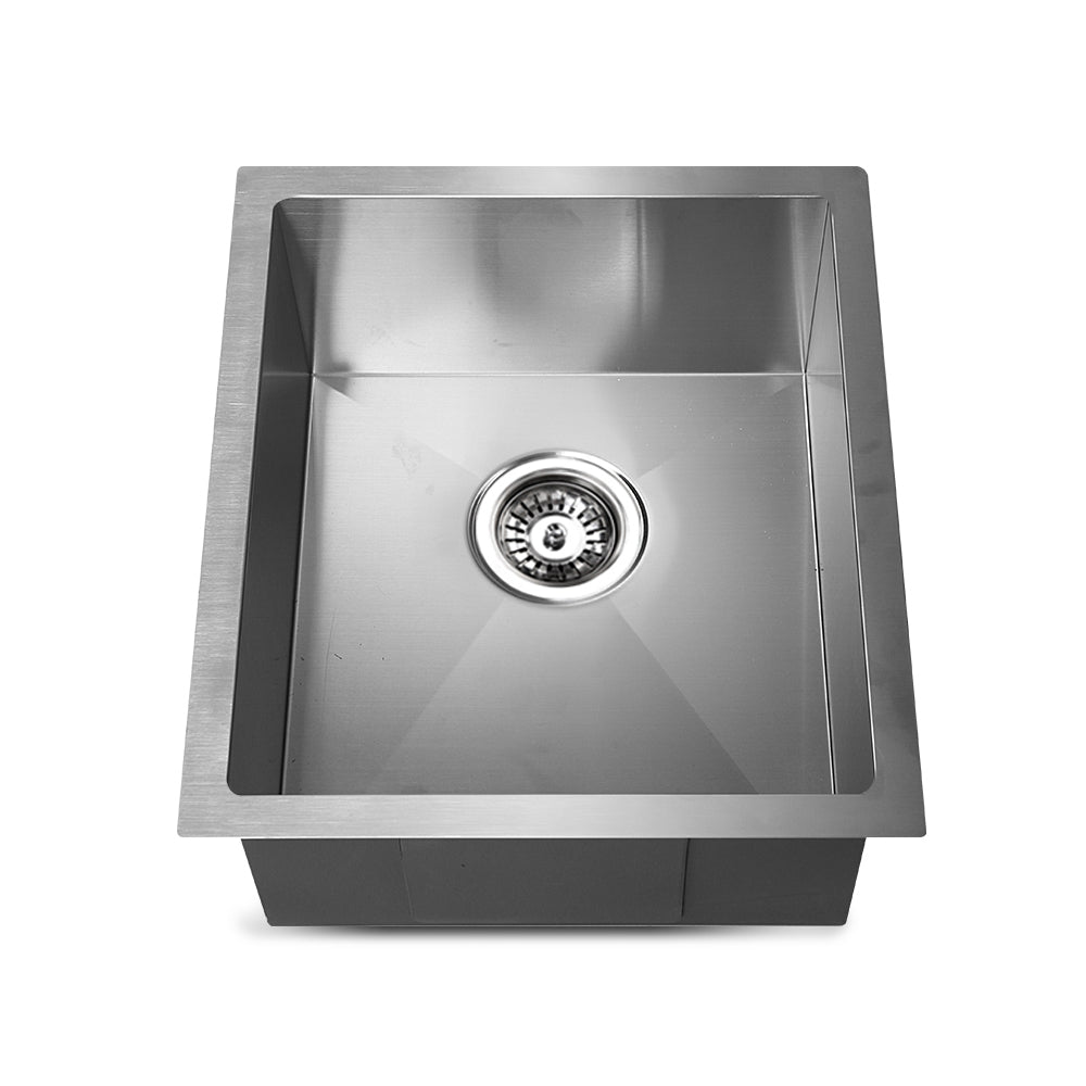 Cefito Kitchen Sink 45X39CM Stainless Steel Basin Single Bowl Silver - TRENDZ